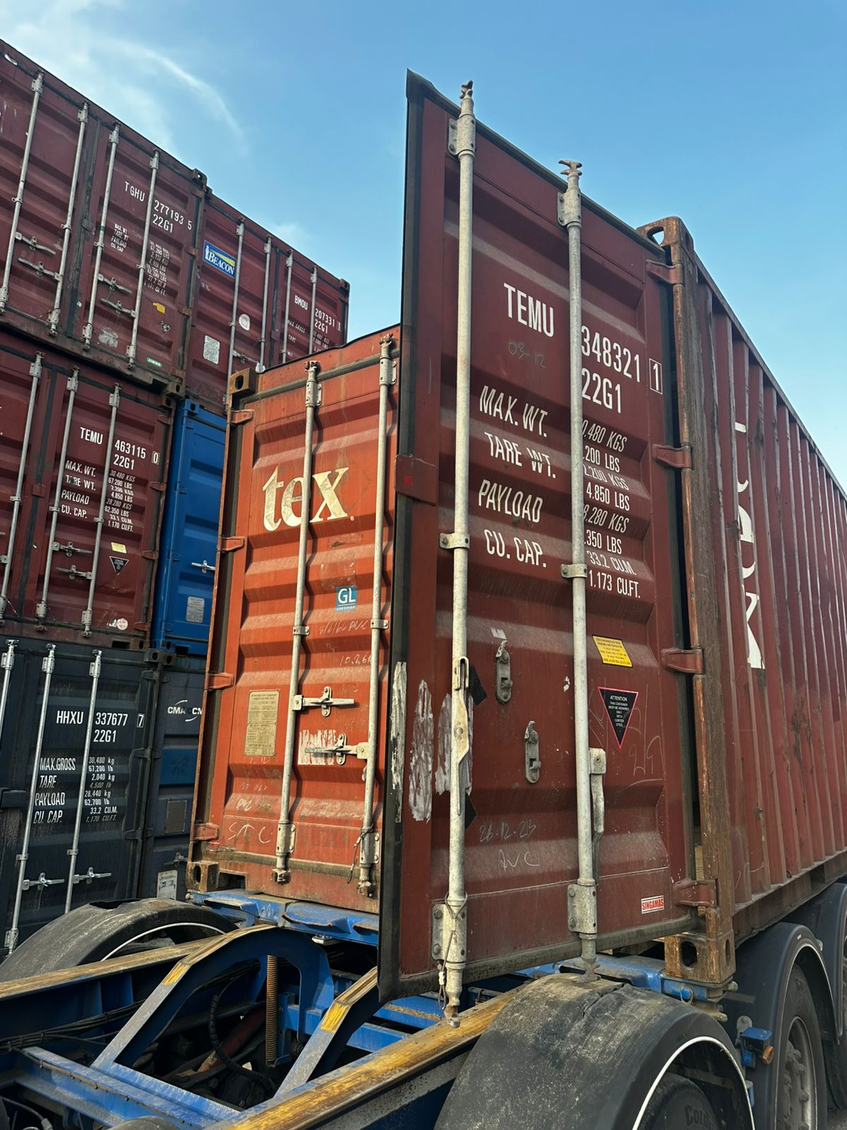 Морской контейнер TEMU3483211